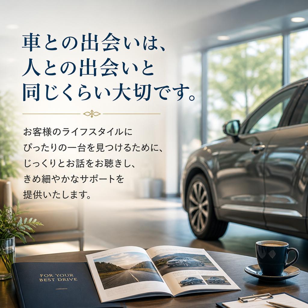 出会いを大切にするカーライフ提案