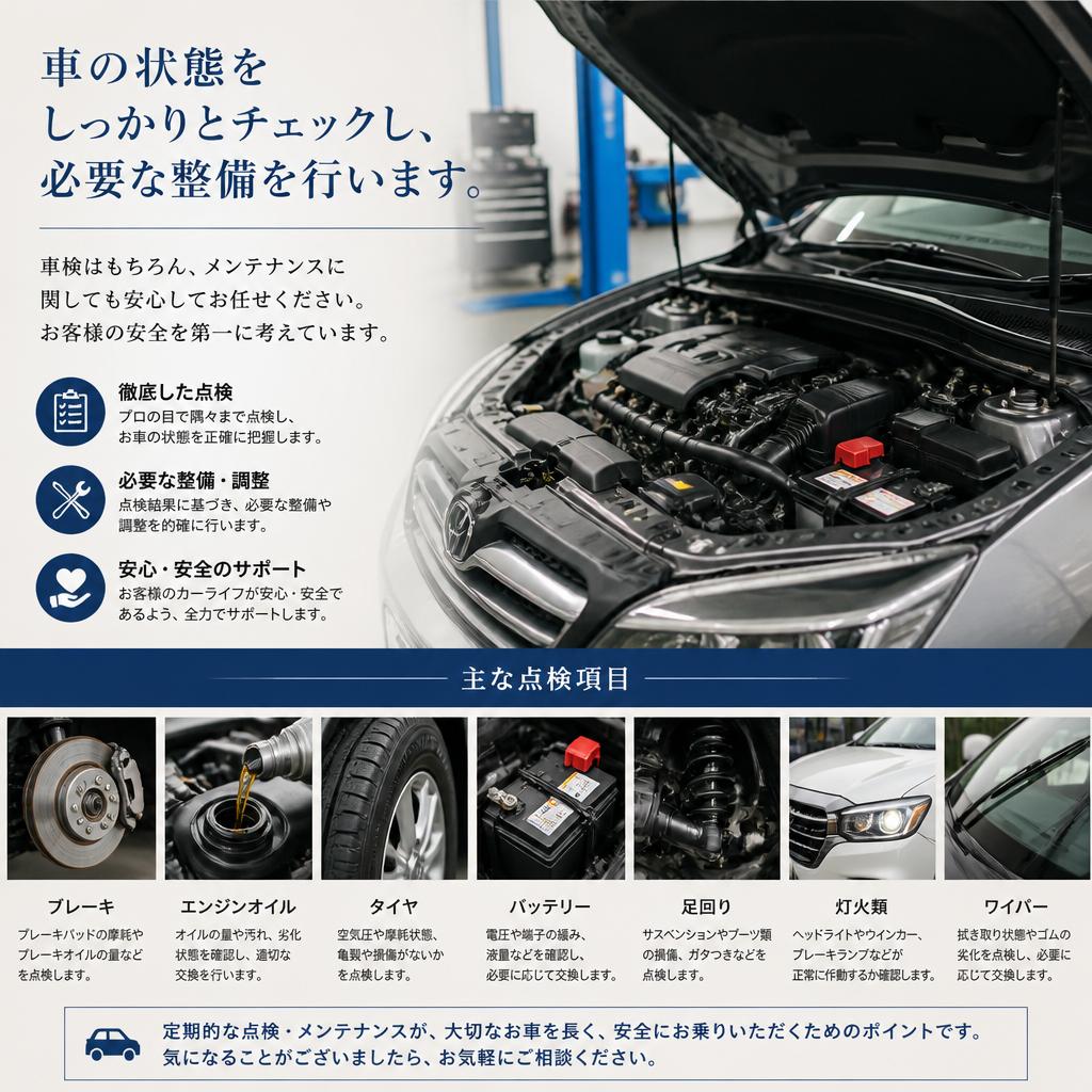 信頼の車検サービス