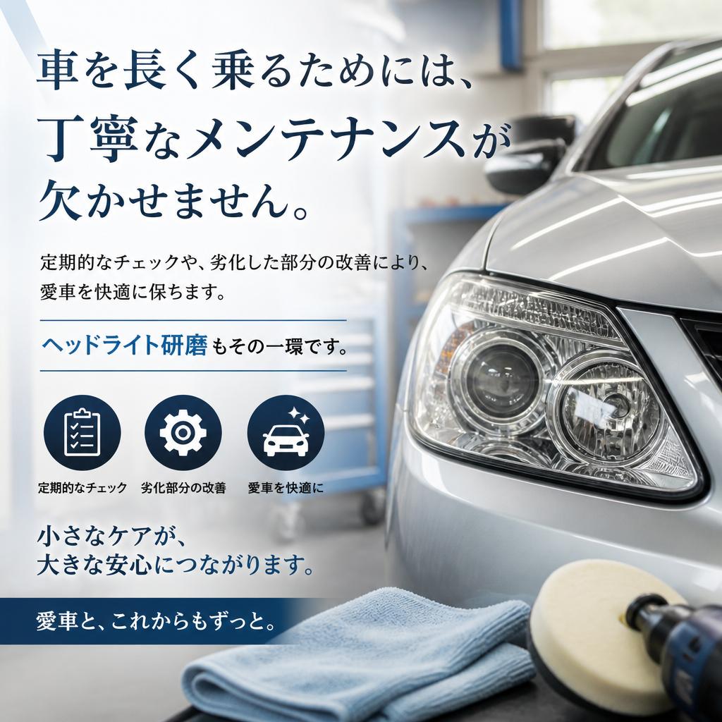 愛車を大切にするメンテナンス