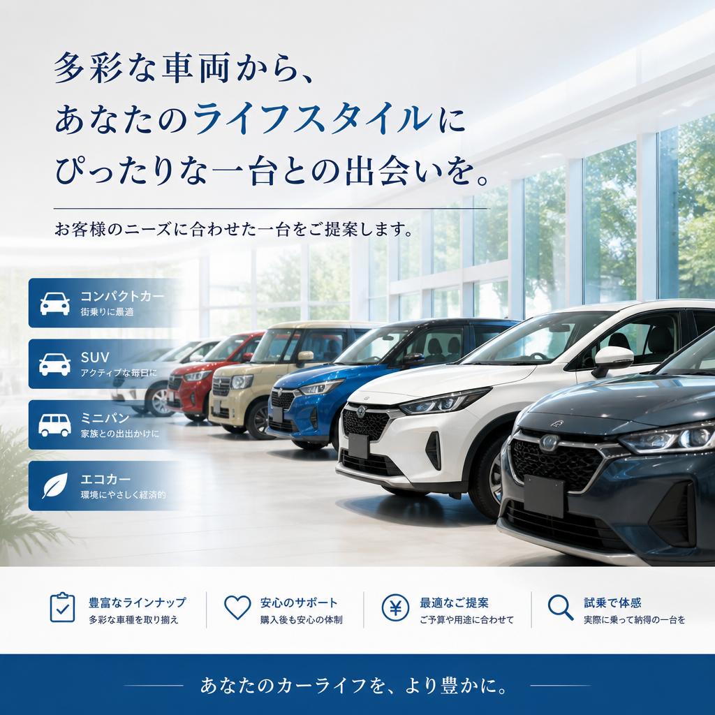 中古車と出会う楽しみ