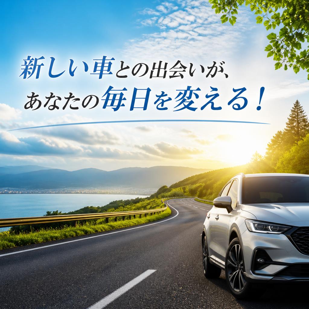 新しい車との出会いが、あなたの毎日を変える！