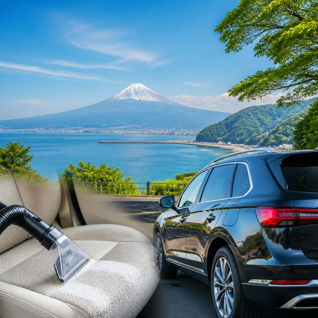 沼津で中古車と新しい出会いを、シート洗浄で快適な旅を演出します！