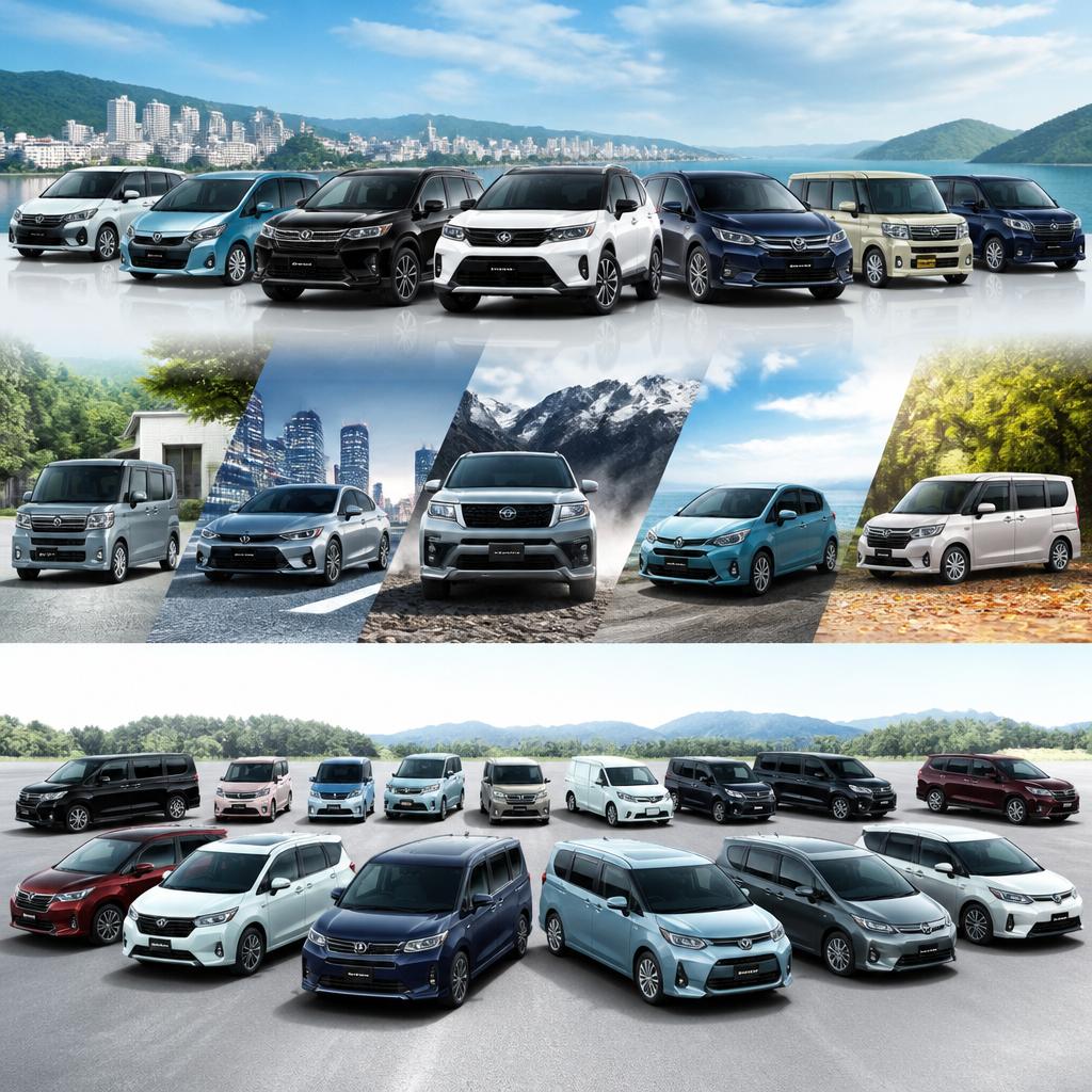 豊富な車種ラインアップ