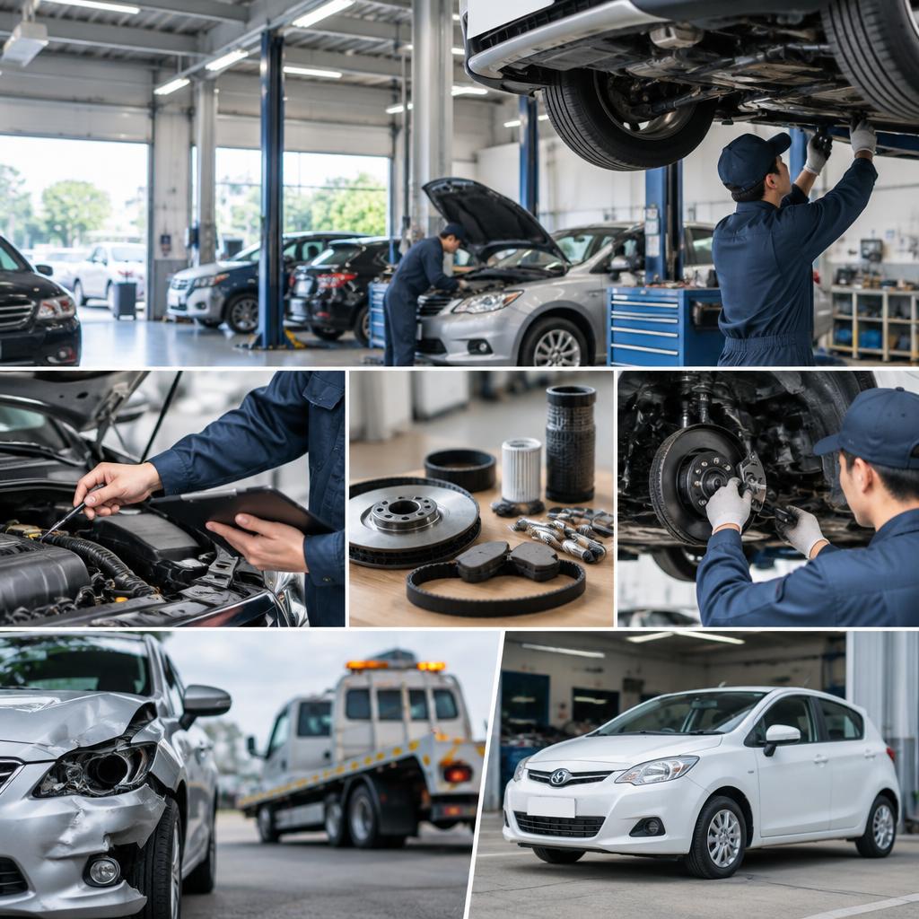 車検もメンテナンスも、愛車を知るスタッフにお任せ