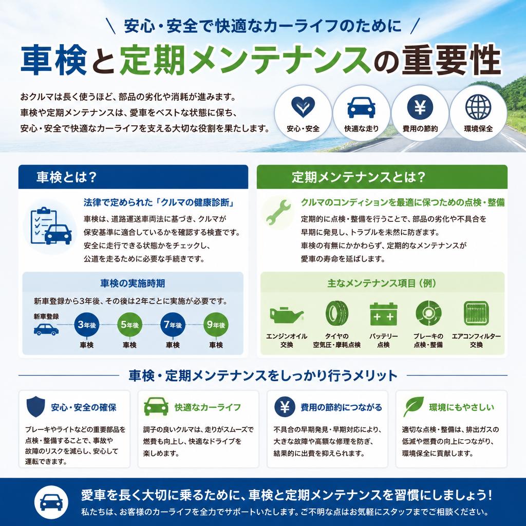 3. 車検・メンテナンスの重要性