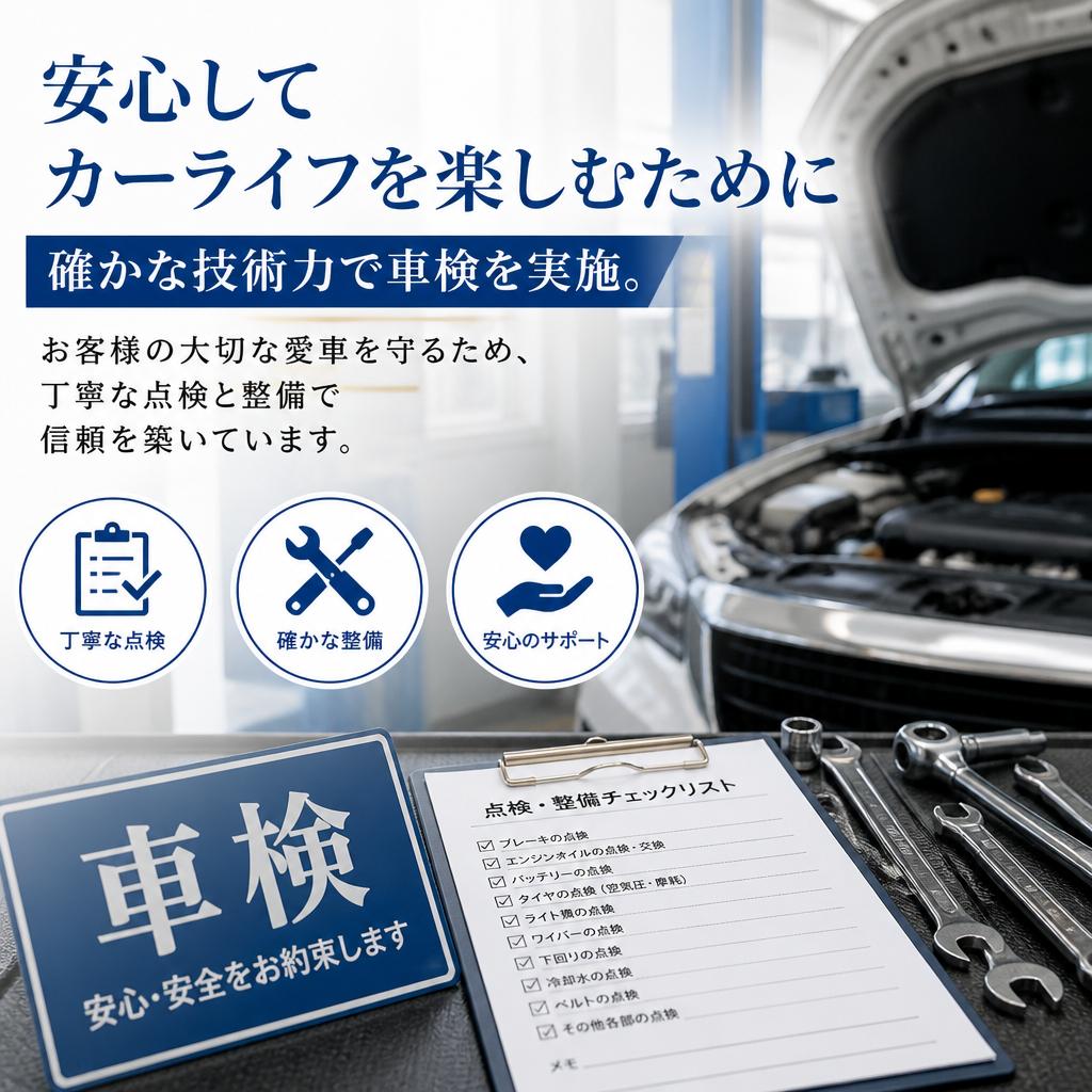 信頼の車検サービス
