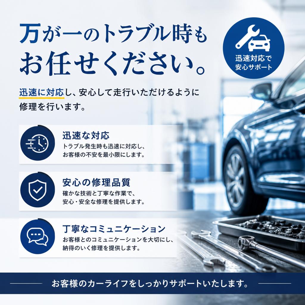 故障時の迅速対応