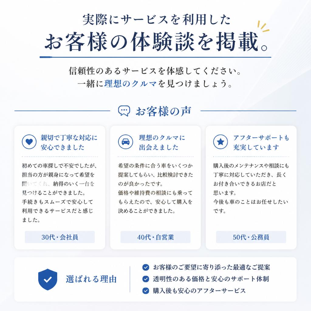 お客様の声