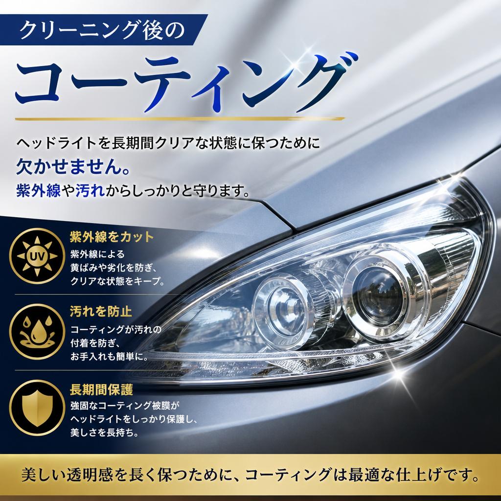 コーティングで持続性を高める！