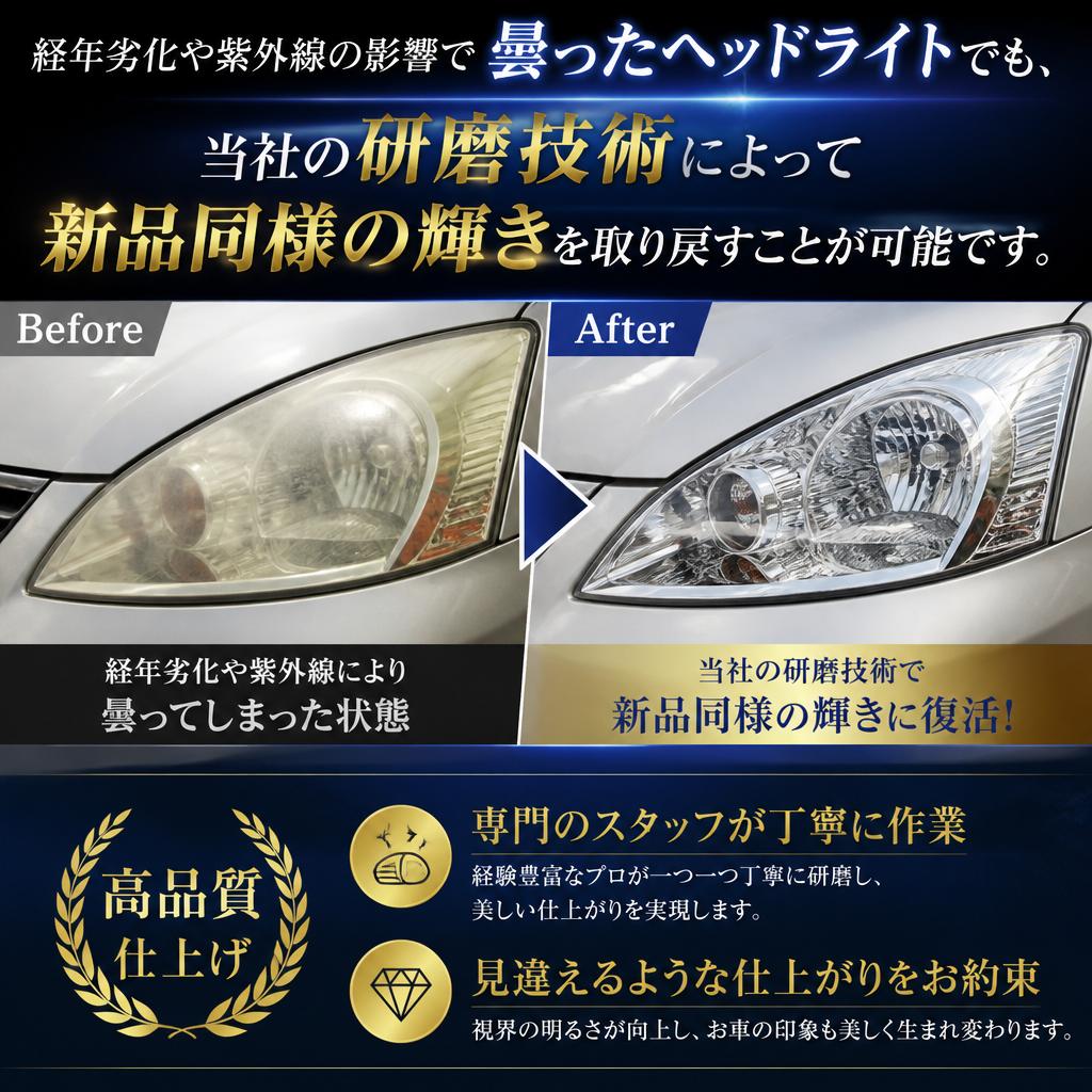 研磨で復活する輝き