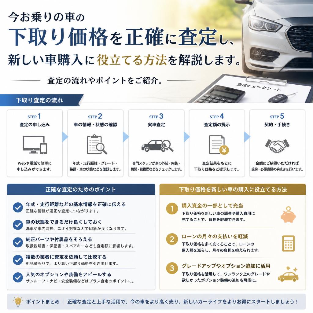 下取り価格の査定方法