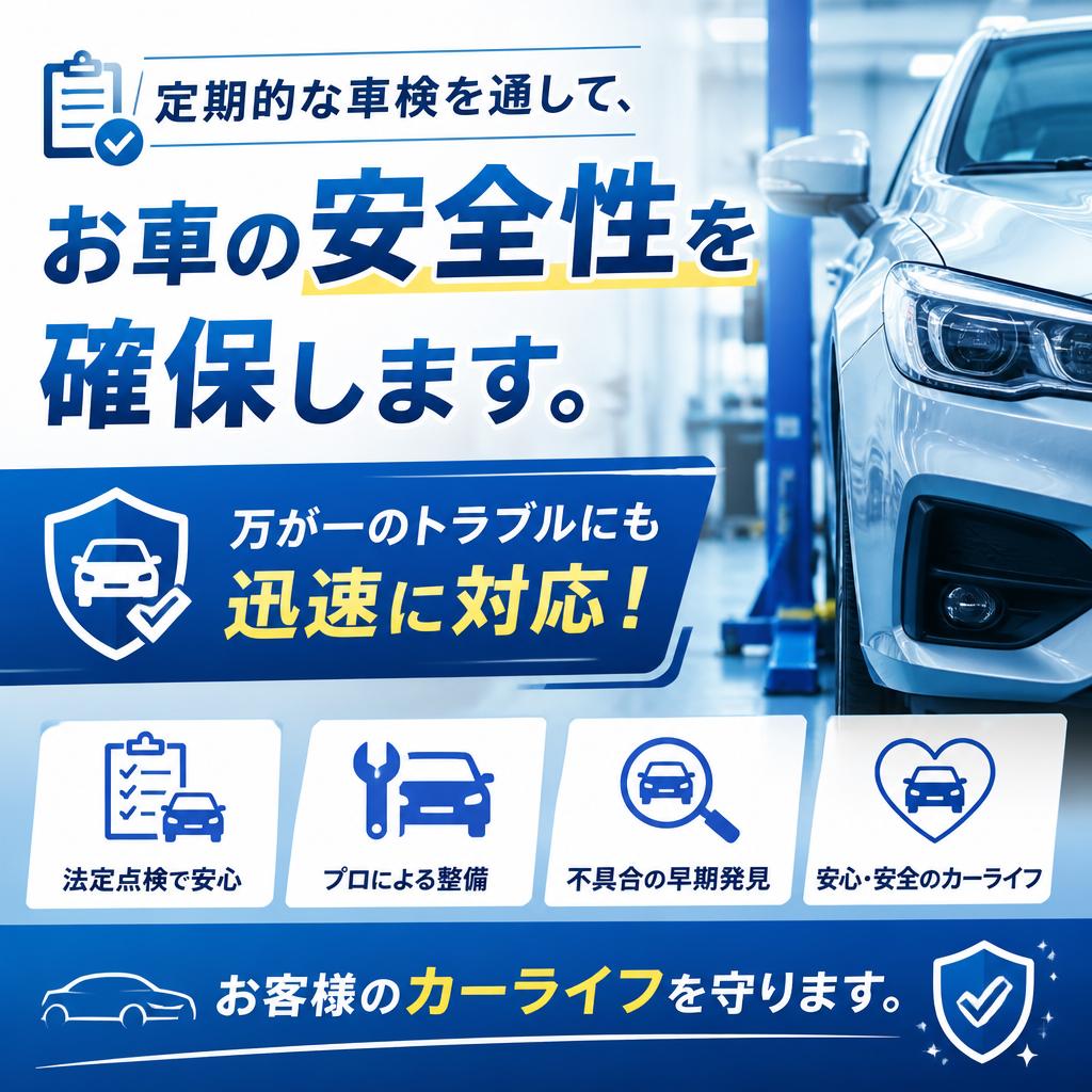 車検もお任せ