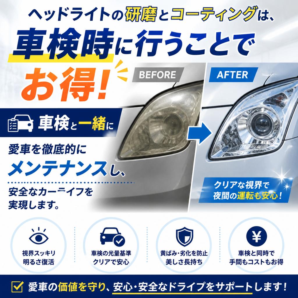車検とセットでお得