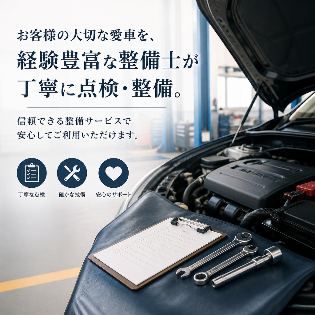 信頼の車の整備サービス
