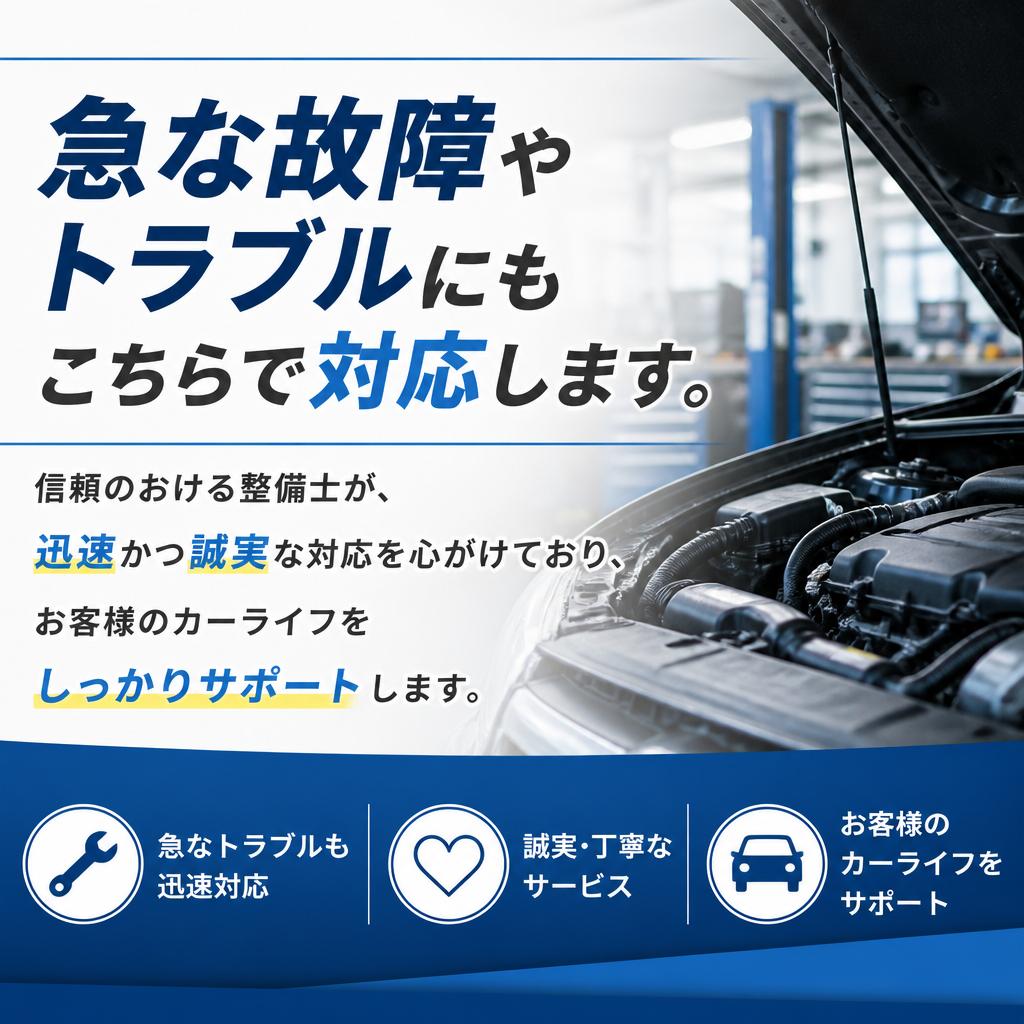 4. 迅速な車の修理対応